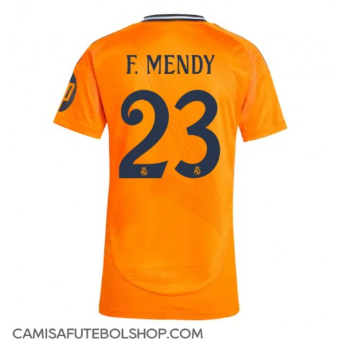 Camisa de time de futebol Real Madrid Ferland Mendy #23 Replicas 2º Equipamento Feminina 2024-25 Manga Curta